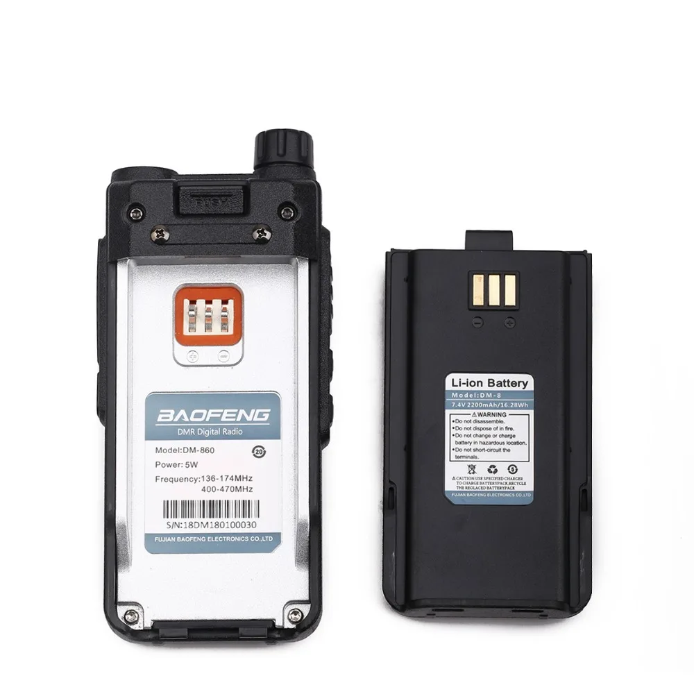 Baofeng DM-860 цифровой двухканальные рации Tier 2 tier ii Dual Time слот DMR/аналоговый