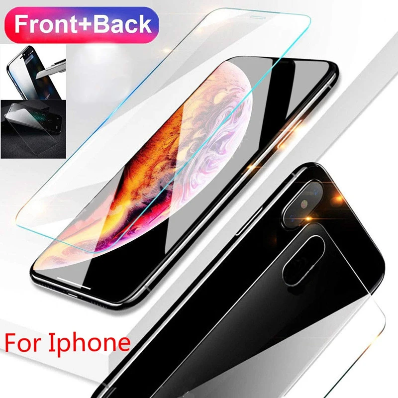 Прозрачное закаленное защитное стекло HD для экрана iPhone 7 plus 5s 5 se xs max xr x защитная