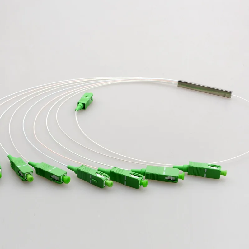 Оптовый блочный Тип Мини стальная труба оптический PLC сплиттер 1x8