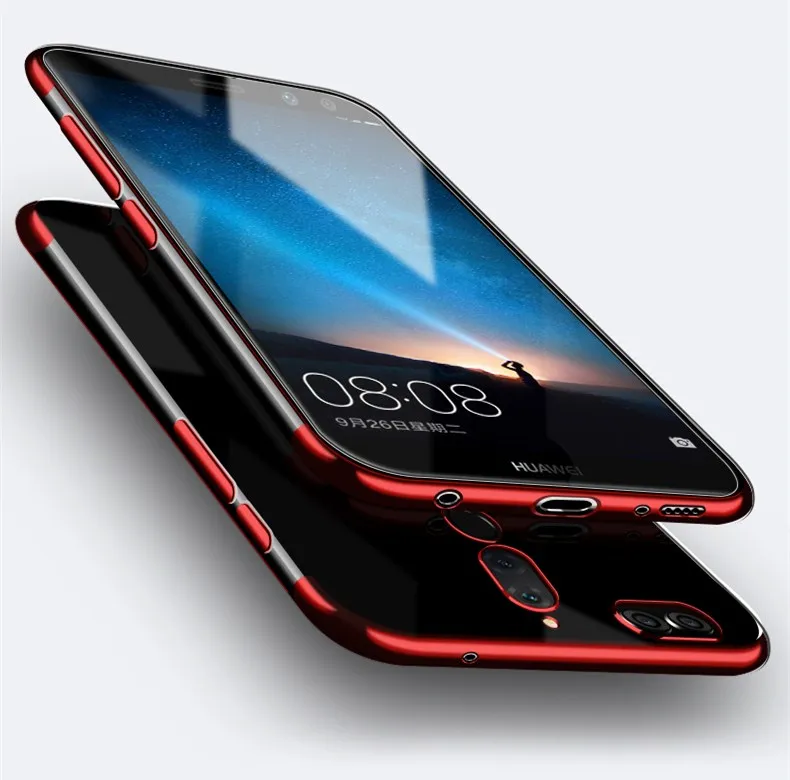 Чехол для Huawei Mate RS Ультратонкий Мягкий ТПУ чехол с прозрачным покрытием задней