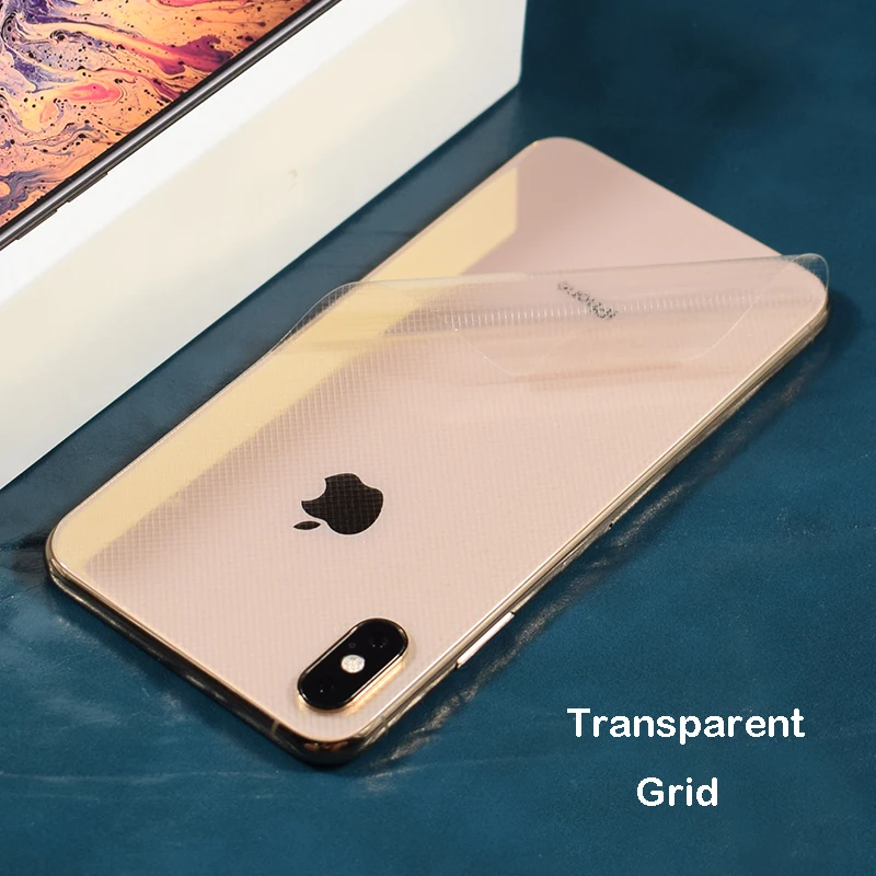3D карбоновая пленка для телефона наклейка для iPhone XS MAX XR X 8 Plus 7 6 6S Plus прозрачная задняя наклейка