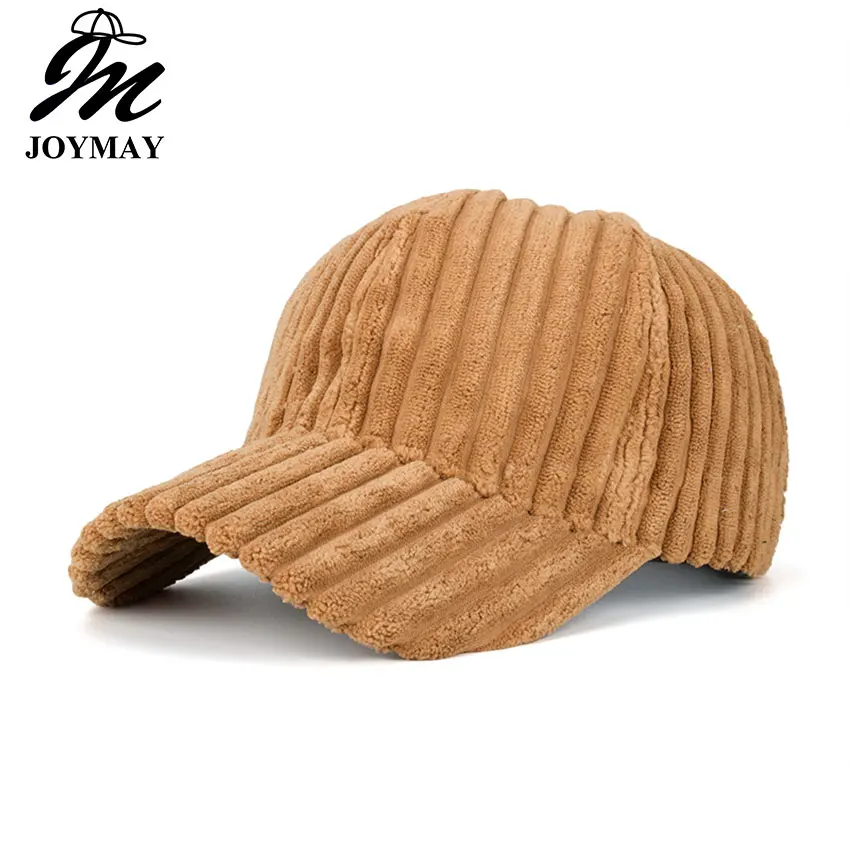 Joymay 2018 новая однотонная Вельветовая зимняя теплая Бейсболка унисекс для пар