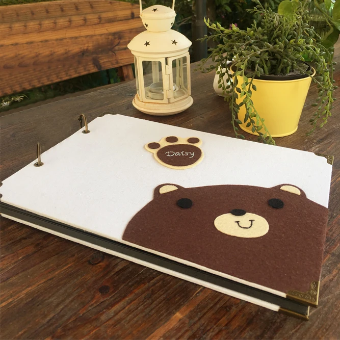 А4 горизонтальная льняная крышка индивидуальная вышивка семейный Мемориал