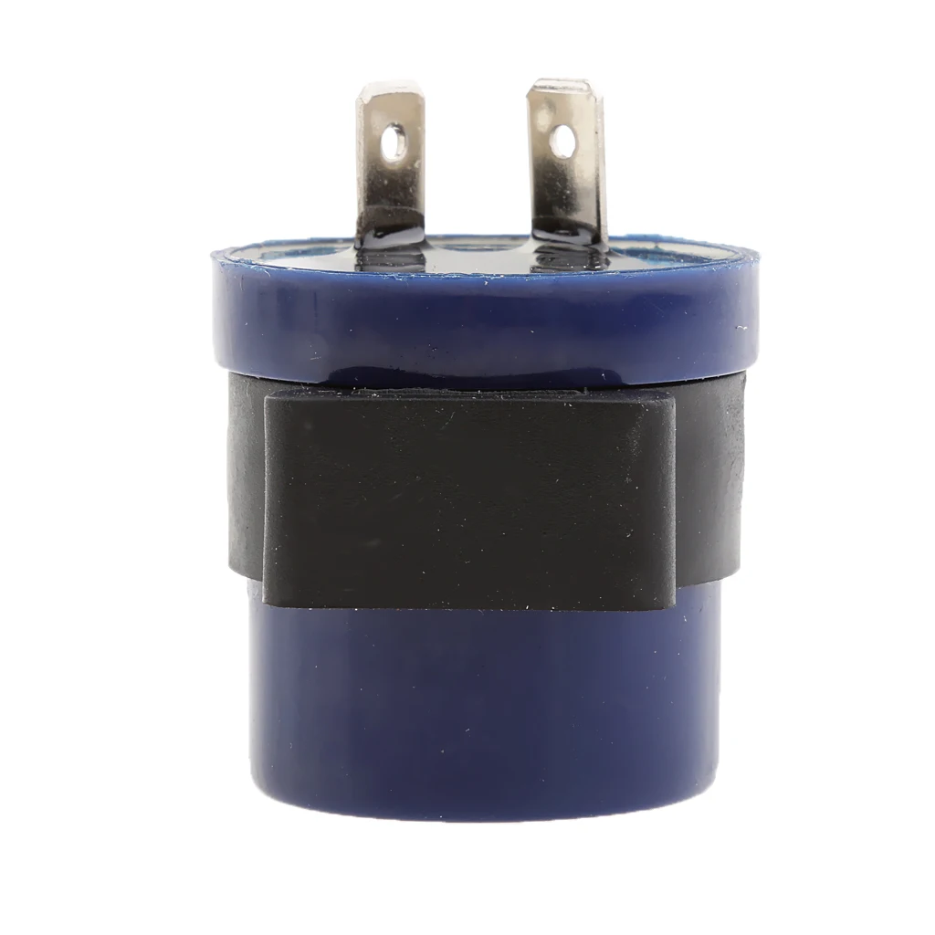 

1 Pc Motorcycle Motorbike Flasher DC 6-12V 2-Pin 8W Universal for Motorbike Blinker Electronic Flasher Relay Beeper