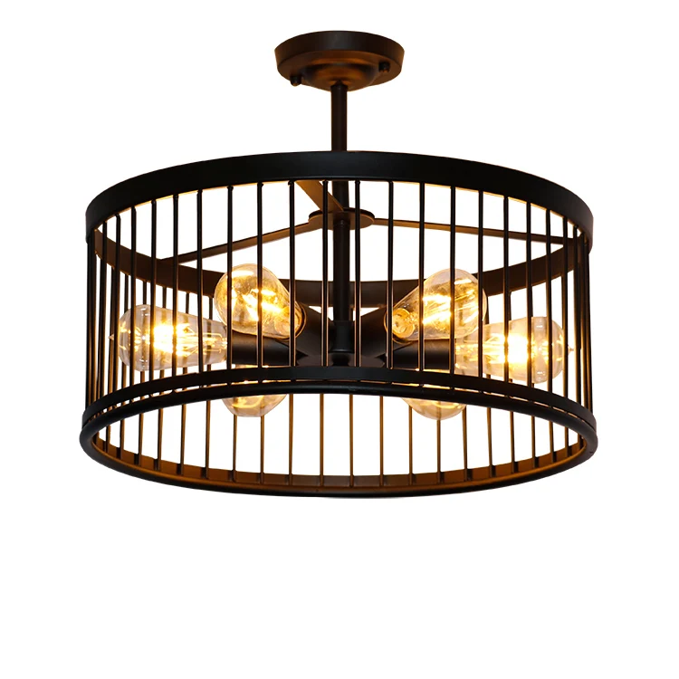 Винтажные потолочные светильники современные светодиодные клетки для птиц