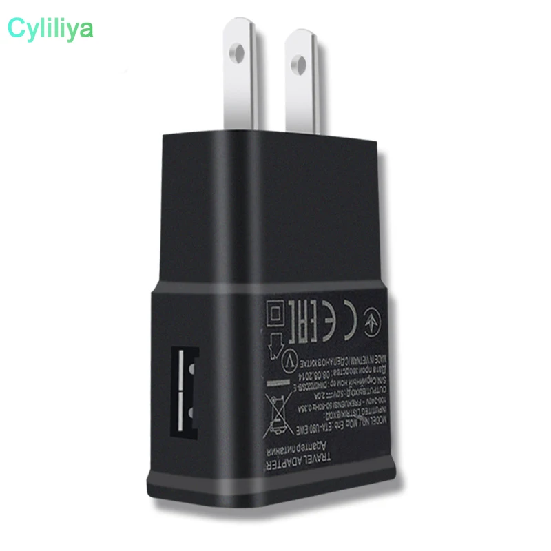 50 шт. реальный полный 5 В 2A Высокое качество USB стены Зарядное устройство Travel Adapter для samsung ЕС США Plug С розничная посылка