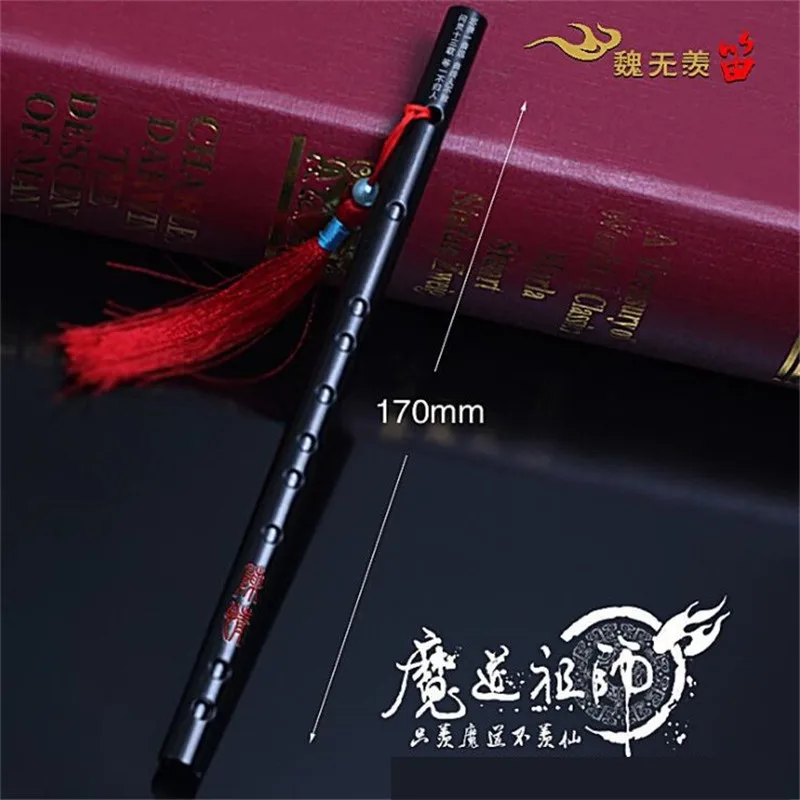 Grandmaster of Demonic Cultivation Wei Wuxian Косплей флейта китайского аниме Волшебные предки аксессуары для косплея реквизит флейта 48 см
