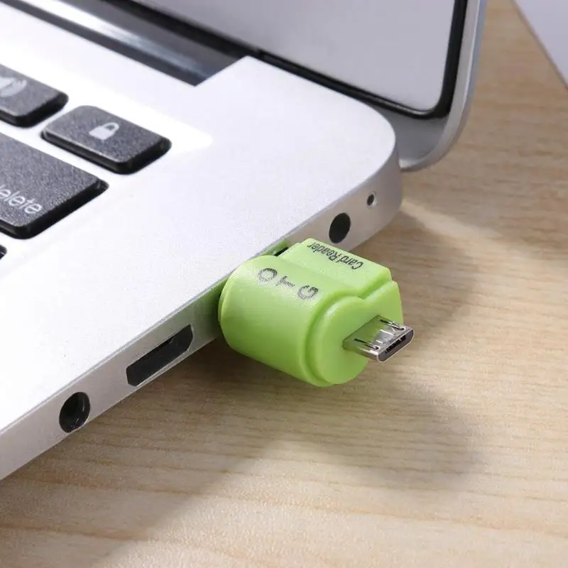 Устройство для чтения OTG карт 2 в 1 USB 0 SD карты TF|Картридеры| |