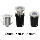 Уличный встраиваемый Точечный светильник, светодиодный водонепроницаемый IP67 светильник для ступенек, лестниц, подземного сада, настенный торшер, 1 Вт, 3 Вт