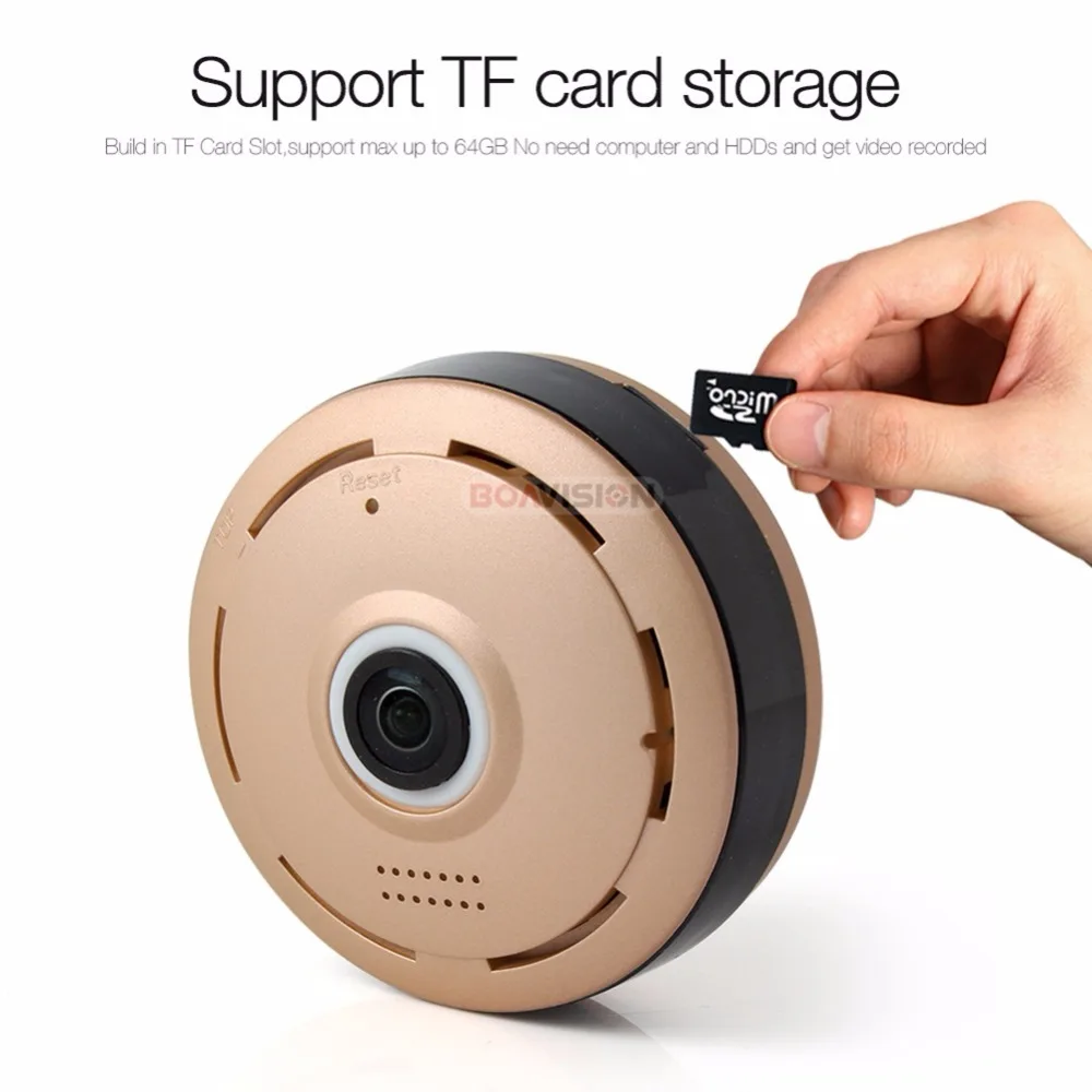 Беспроводная IP камера видеонаблюдения 360 градусов HD 960P Wi Fi|Камеры