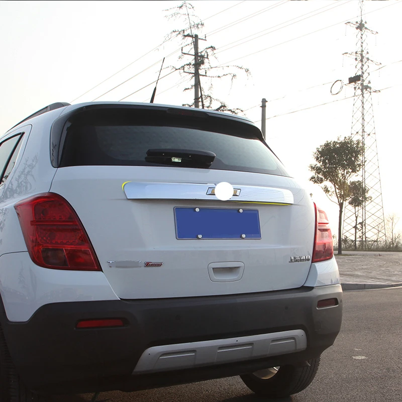 Хромированная крышка багажника для Chevrolet TRAX 2014 2015 2016 2017 ABS 1 шт. аксессуары