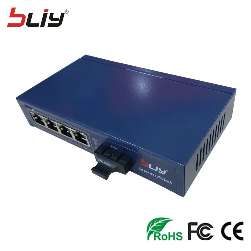 POE media converter 10/100/1000 База-T (x) до 1000 База-FX fast SC переключатель Волокна Ethernet PoE