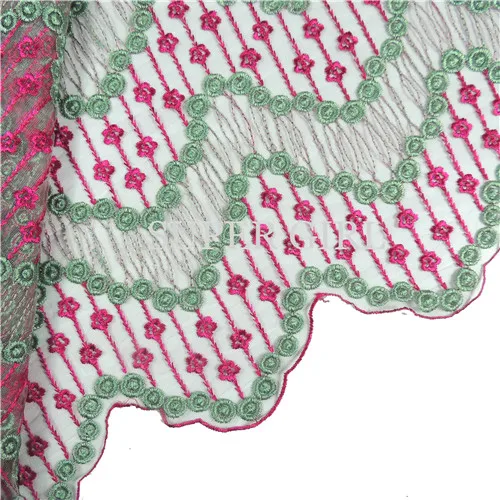 Высокое качество Африканский Кружево S Ткань net 2017 Тюль с пайетками/белый в