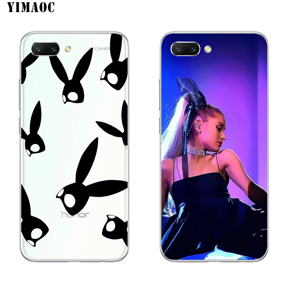 Мягкий силиконовый чехол YIMAOC Ariana Grande Cat Ari из ТПУ для Huawei P8 P9 P10 P20 Mate 10 Lite 2015 2016 2017 Pro P