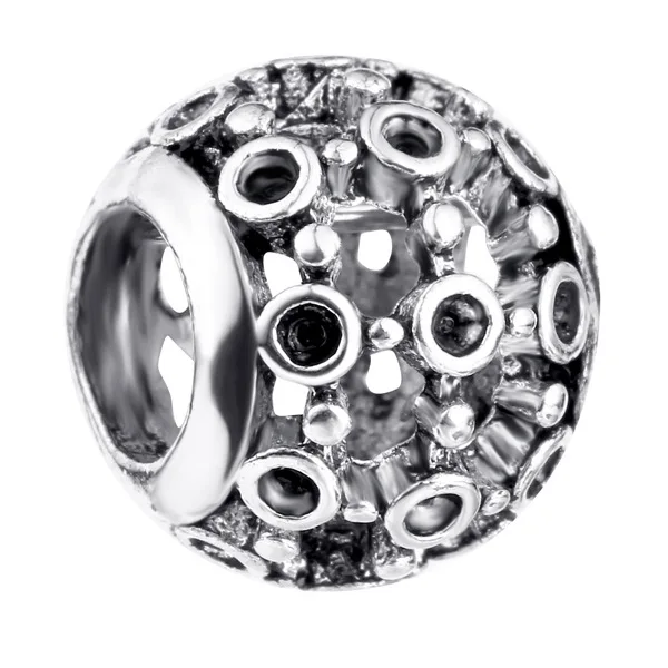 Younghao Европа хит продаж серебряные бусины с большим отверстием Belle Charms подходит