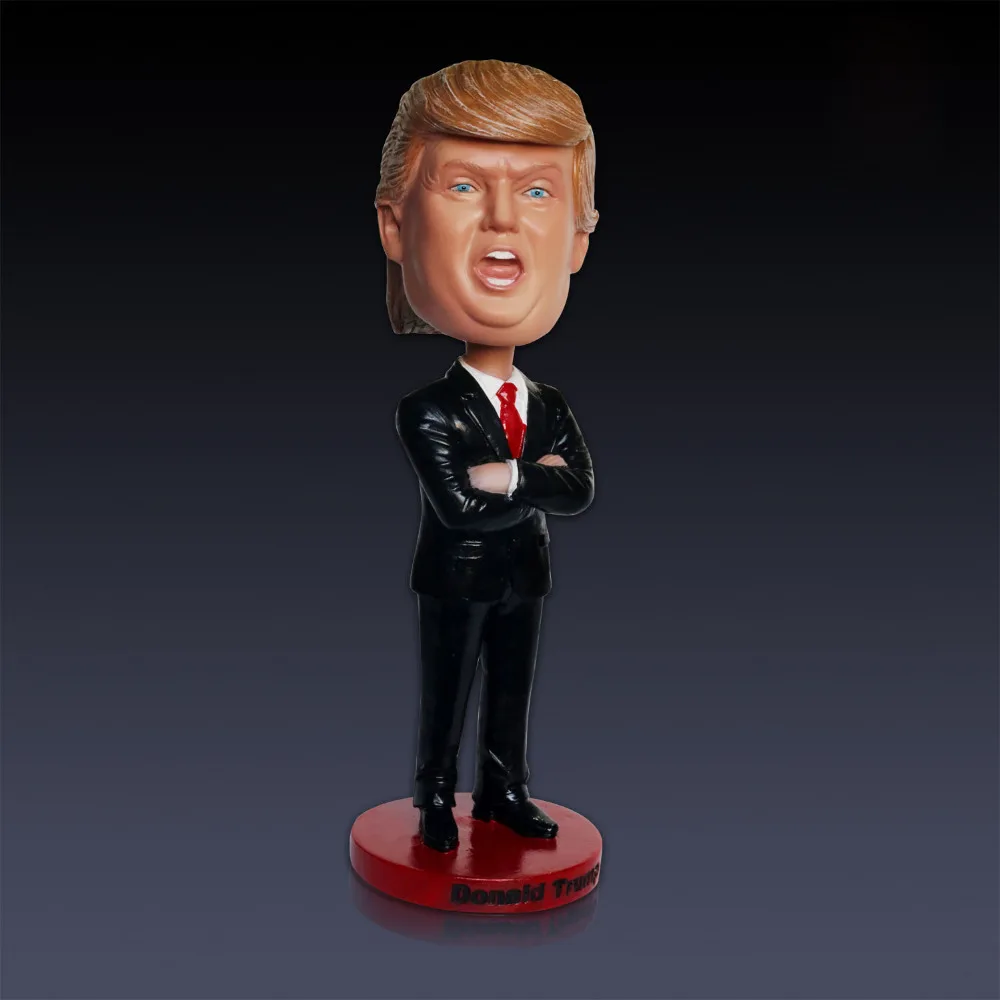 Новинка куклы с головой Дональда Трампа игрушки вибрационной антистрессовые