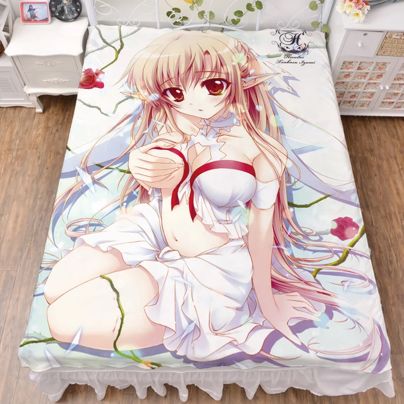 Постельное белье Yuuki Asuna с изображением аниме меча из молочного волокна и