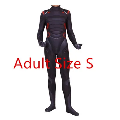 Adult S Для взрослых и детей, костюм для косплея, Omega Oblivion link Zentai, боди, комбинезон, светодиодная маска на Хэллоуин - Цвет: Adult S
