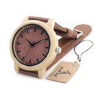 Мужские часы BOBO BIRD, бамбуковые кварцевые наручные часы для мужчин и женщин, мужские часы, Рождественский подарок C-D09