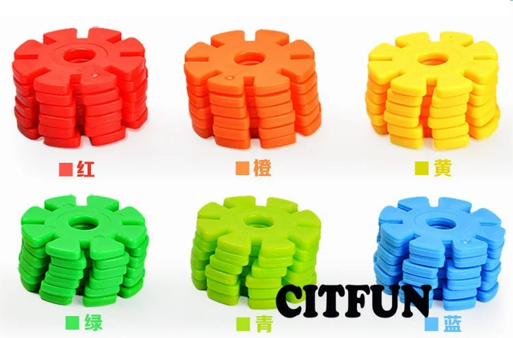 Экологически чистые пластиковые снежинки креативные строительные блоки