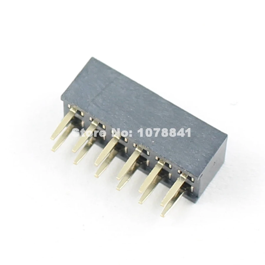 20 штук 2 мм 0 Шаг 2x6 Pin 12 контактный разъем Dual прямые заголовок полосы H = 4 3 мм|pin strip
