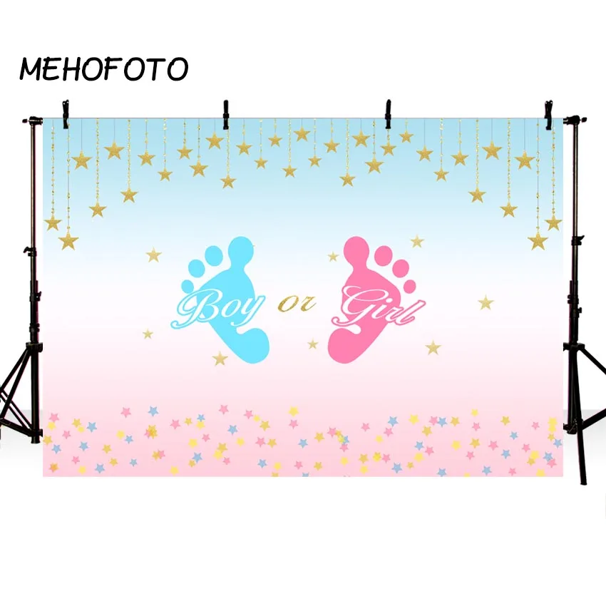 

Вечерние фоны для фотосъемки с изображением маленьких ног и золотых звезд для мальчиков и девочек, Вечерние Декорации