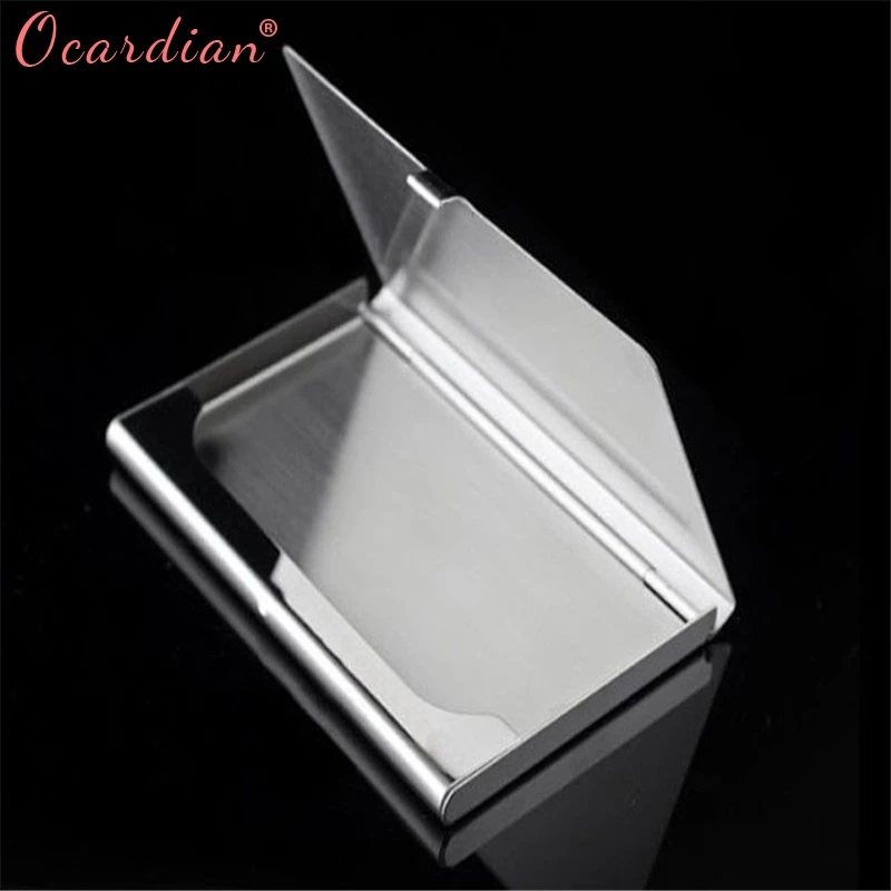 OCARDIAN Preferential 2018 Steel Silver Aluminium Holder Case Cover Business ID Name Credit Card Hot INS Drop | Багаж и сумки