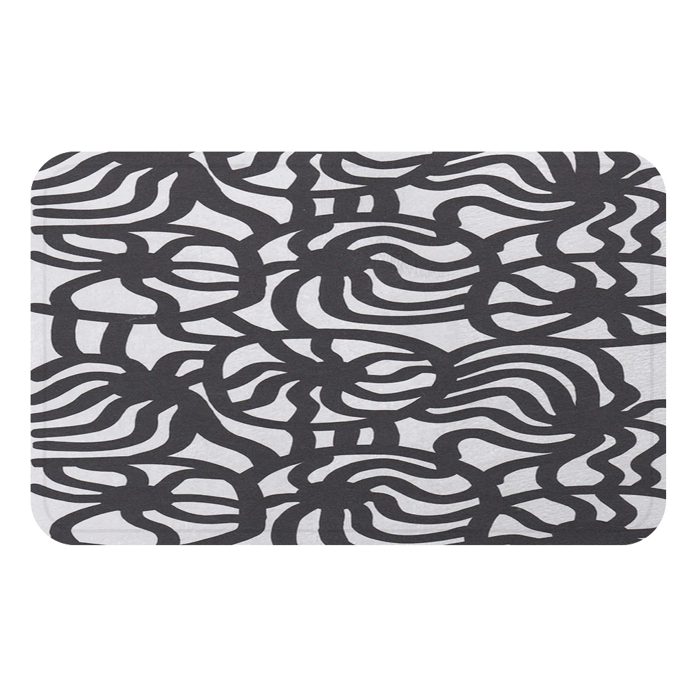 Trees Leaves Flowers Pattern Cool Mat Bath Carpet Decorative Anti-Slip Mats Room Car Floor Bar Rugs Door Home Decor Gift | Дом и сад