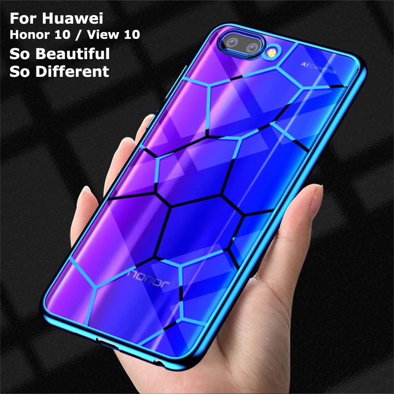 On the for huawei honor 10 case honer view phone cover luxury huavei protective bumper skin coque honor10 view10 |
