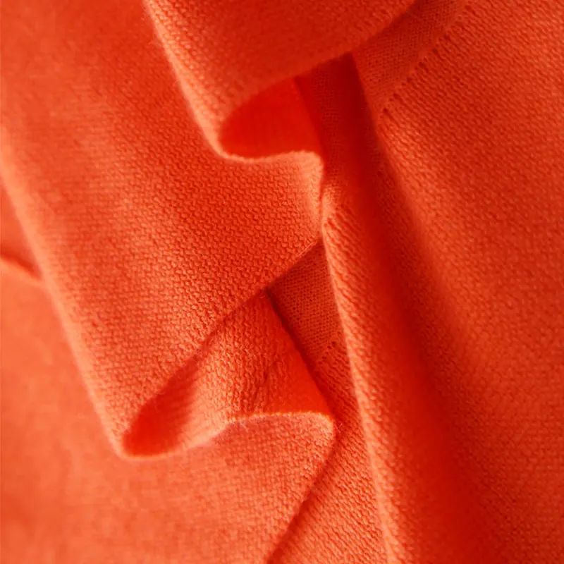 100% Pure Cashmere O Neck Orange Sweater Pullover Long Sleeve Female Spring/autumn Irregular Style Jumper Women |