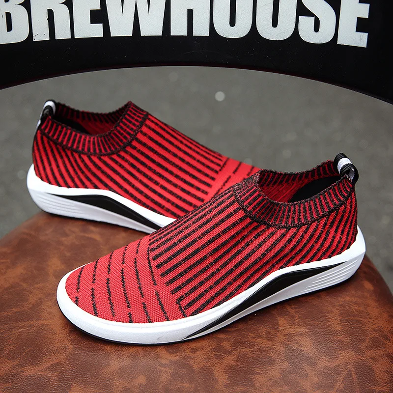 

New Arrival Men Slip On Fashion Sneaker Breathable Shoes For Men tenis masculino adulto zapatos de hombre Shoes men