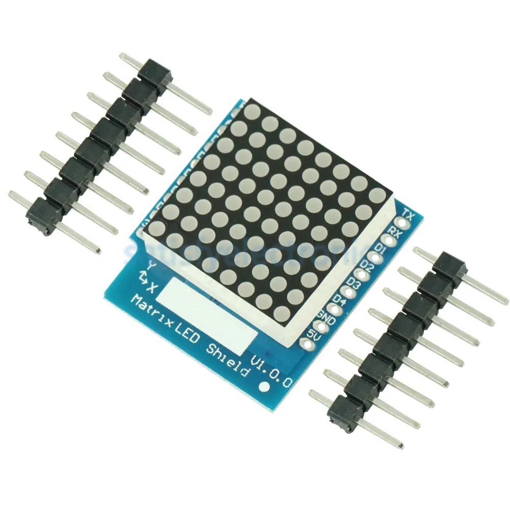 Матричный светодиодный экран V1.0.0 для WEMOS D1 mini | Электроника