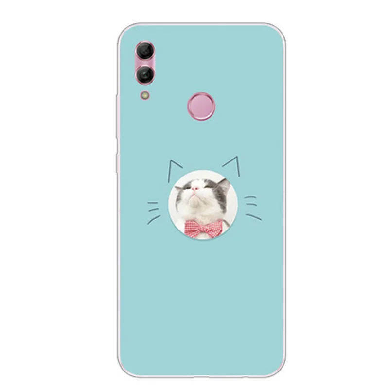 Чехлы для Huawei Honor 10 Lite Capa Cover в литературном стиле Ударопрочный Мягкий чехол из ТПУ