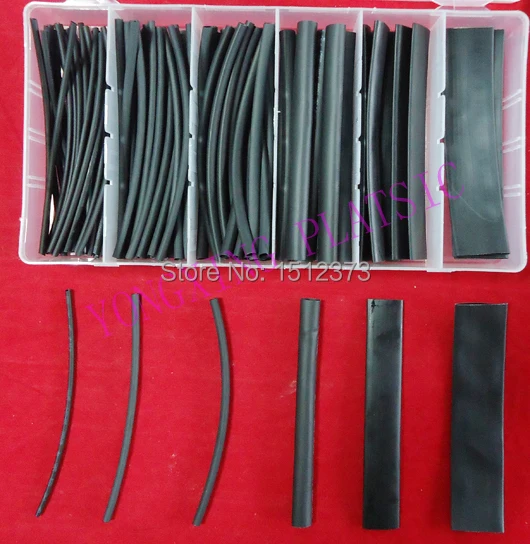 

100pcs/set 1.5/2.5/4.0/6.0/10.0/13.0mm heat shrink tubing kits