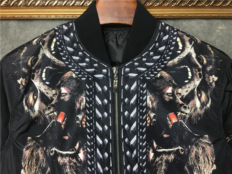 2017ss Лидер продаж осень-зима новый дворец Ветер покрытые обезьяна ветер кричать