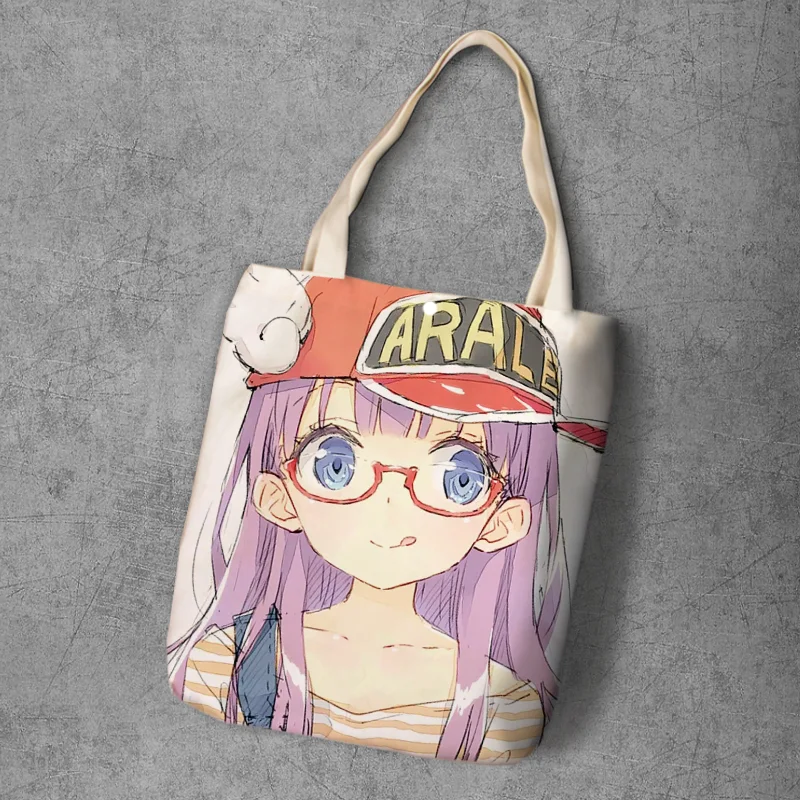 IVYYE Arale модный холщовый рюкзак для покупок с аниме девушек повседневный