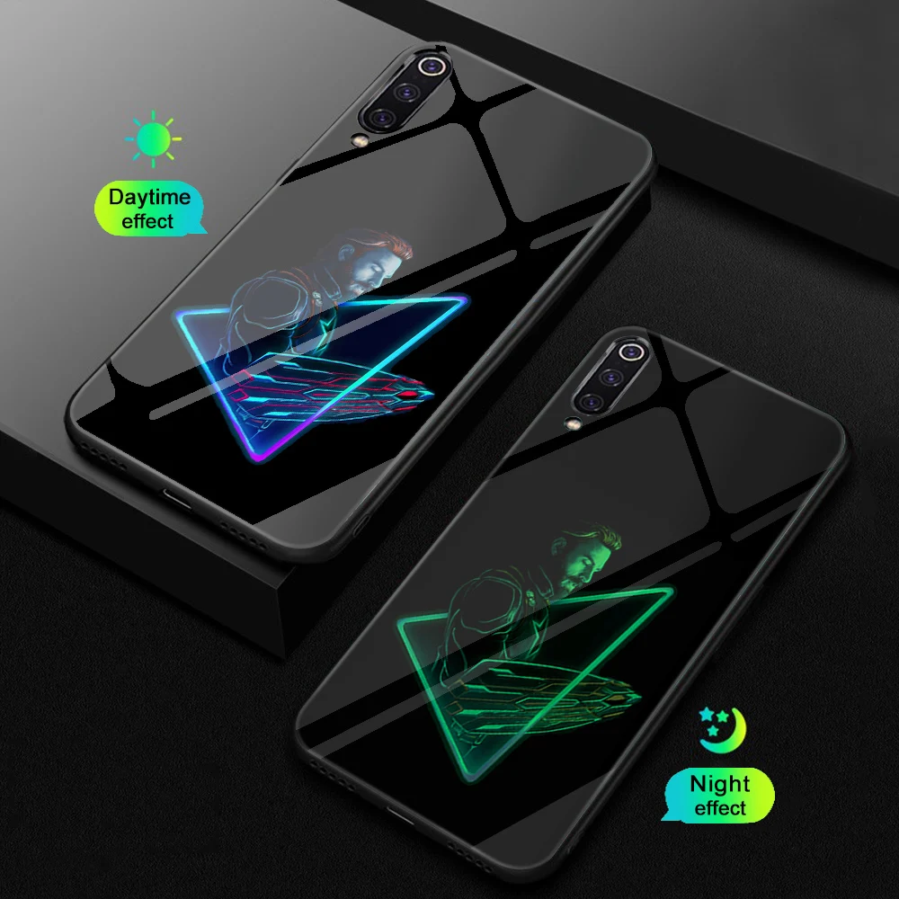 WM03755 Ciciber Марвел Железный человек для Xiaomi mi 9 8 A2 6X9 T mi X 2 2S PocoPhone F1 стеклянные чехлы для телефонов для Red mi Note 7 8 6 Pro Plus - Цвет: WM03755