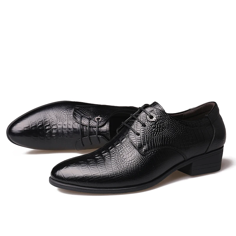 Аллигатор китайский дизайнерский бренд мужское коричневое платье итальянская