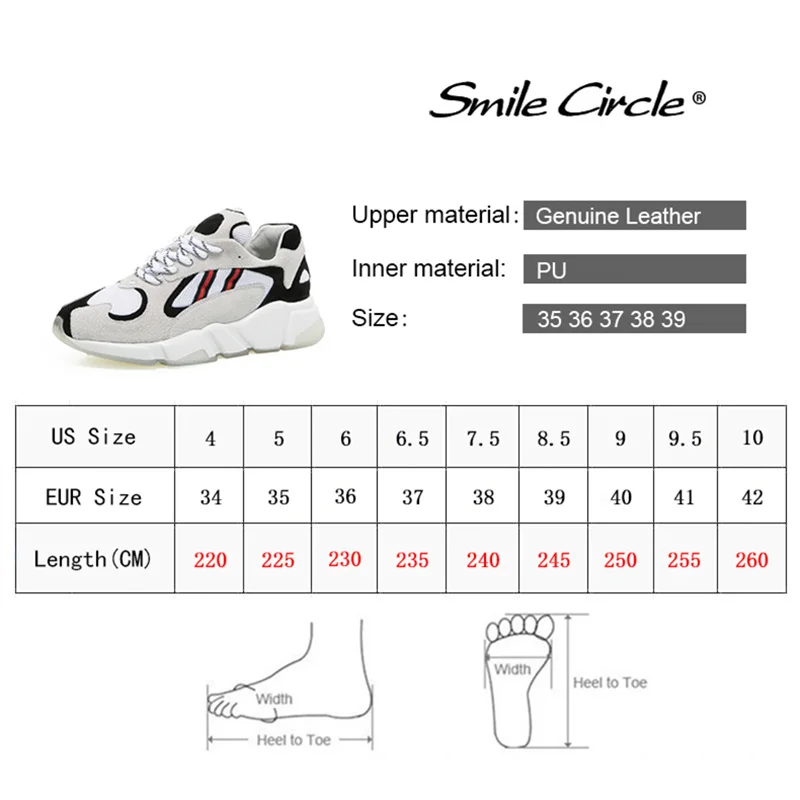 Smile Circle Breathable mesh sneakers platform casual shoes For women 2018 Autumn Lace-up mixed colors chunky | Обувь