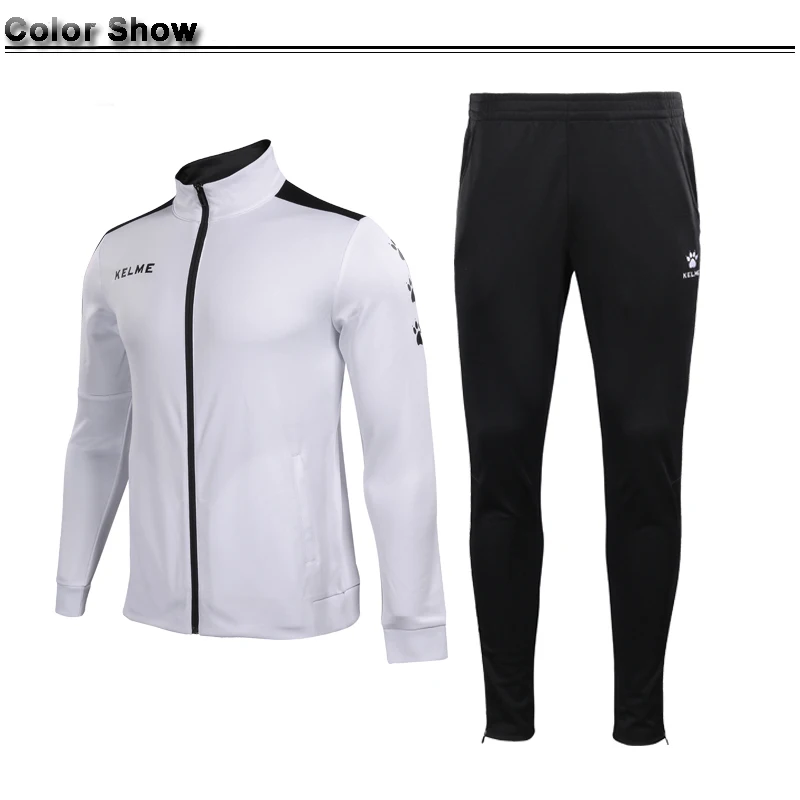 KELME, мужская спортивная одежда, зимние наборы для бега, беговые костюмы, толстовка, куртка, джоггеры, компрессионные штаны, спортивный костюм для мужчин, 3771200