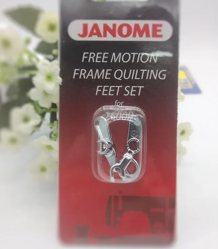 JANOME Free Motion Frame ШВЕЙНАЯ Лапка Набор для 1600 p трансформируемая свободная рамка для движения ШВЕЙНАЯ Лапка набор#767-434-005