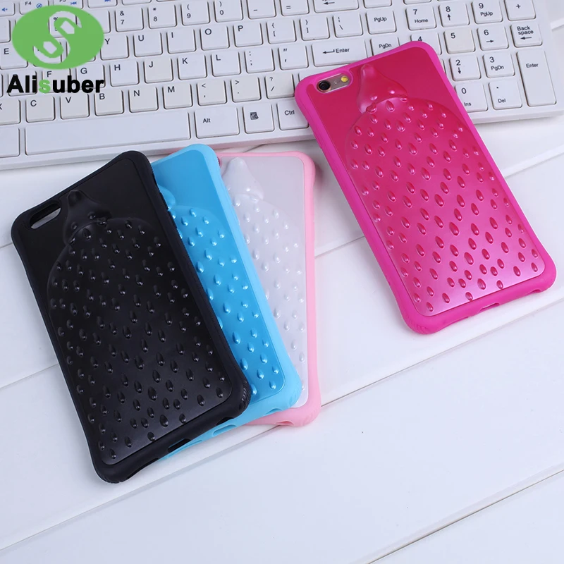 Alisuber Anti Stress Phone Case For iPhone 7/ 8/ 7 Plus/ 8 plus Pressure Release Silicone Frame+ PC Back Cover iphone |