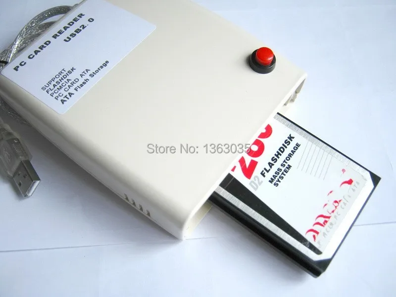 Новая бесплатная доставка! Usb 2 0 интерфейс PCMCIA кардридер 68pin считывание