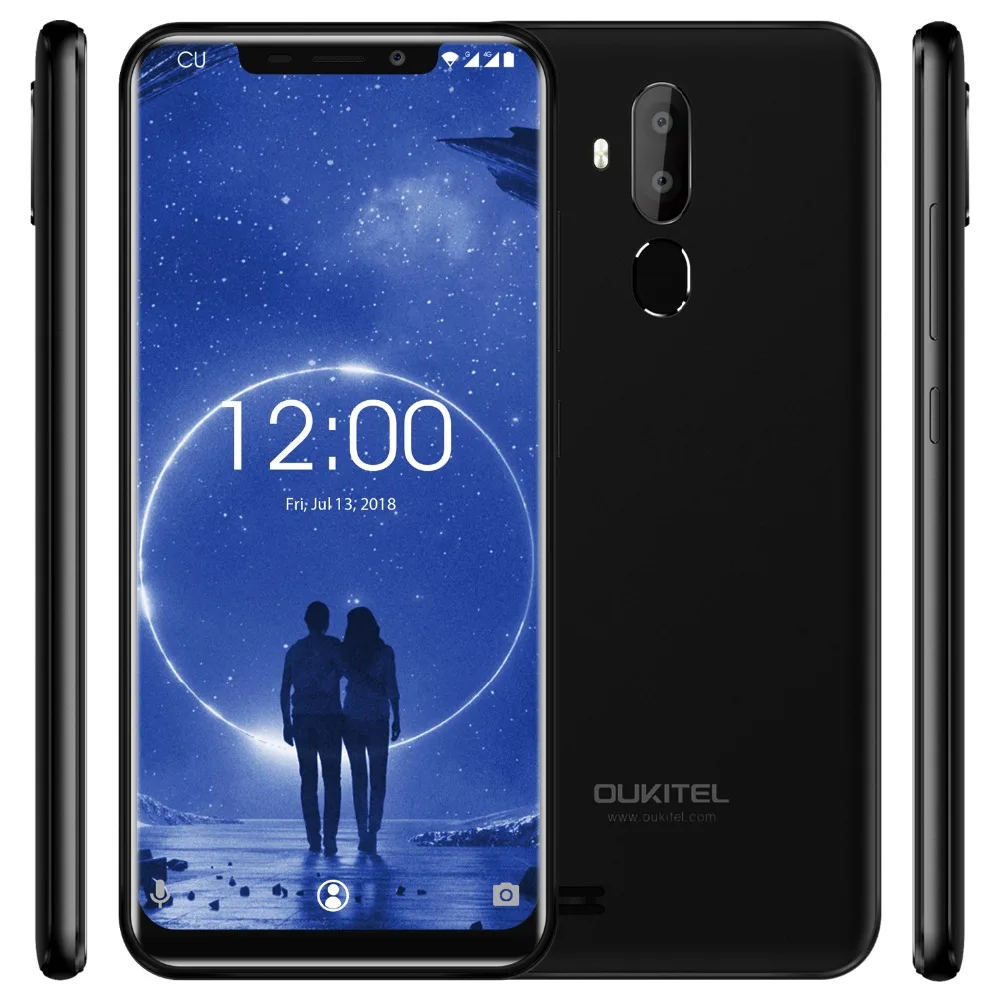 OUKITEL C12 Face ID 6 18 &quot19:9 Android 8 1 3300 мАч смартфон MTK6580 четырехъядерный 2 Гб ОЗУ 16 ПЗУ