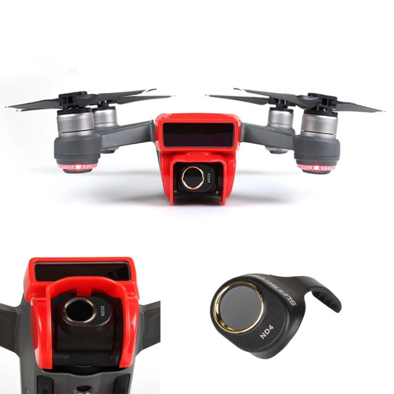 PULUZ для dji spark nd filter HD Drone ND4/ ND8/ ND16/ ND32 фильтр объектива DJI Spark Accessories|lens filter|filter ndnd |