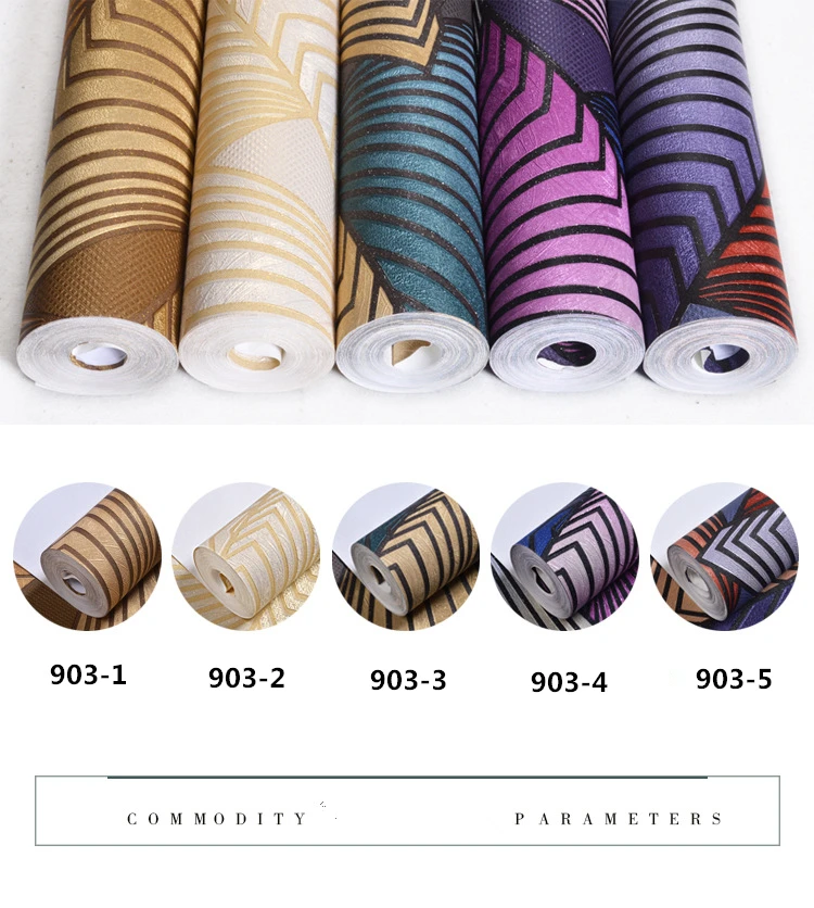 

Modern Individualization Abstract Stripe Wallpaper Modern Living room Bedroom Decoration Wall Paper TV Background Wall