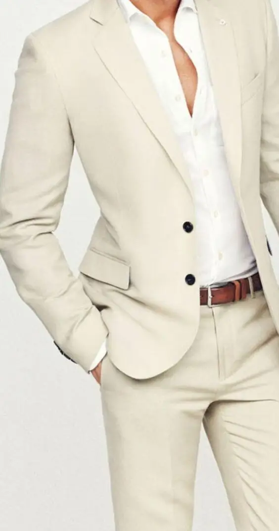 Новое поступление 2016 летние смокинги для жениха мужские свадебные пляжные