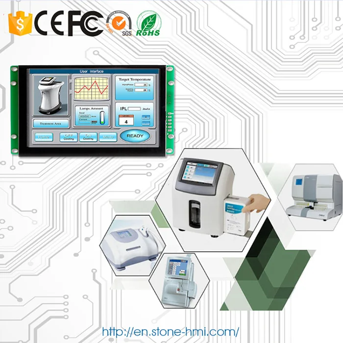 

Industrial Touch Monitor 4.3" LCD Module with Smart Controller for Equipment Control Panel