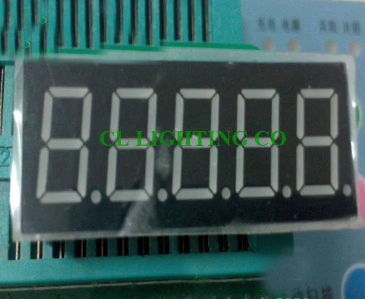 0 56 дюймов 5 бит общий анод цифровая трубка Красный светодиодный цифровой дисплей