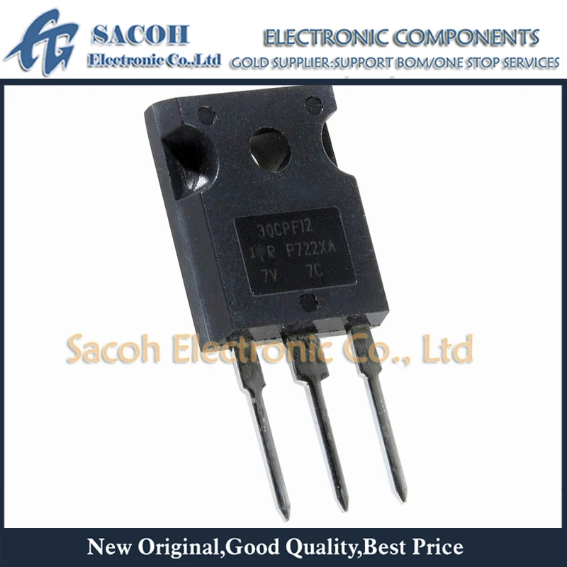 

New Original 5PCS/Lot 30CPF12 30CPF12PBF or 30CPF10 TO-247 30A 1200V Fast Soft Recovery Rectifier Diode